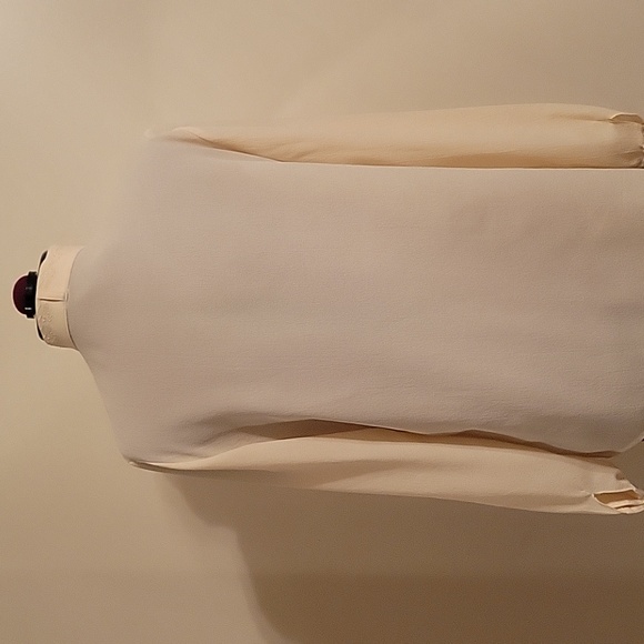 Vintage Primavera Firenze Long Sleeve Blouse Pale Yellow Size 4 See measurement - Picture 6 of 11